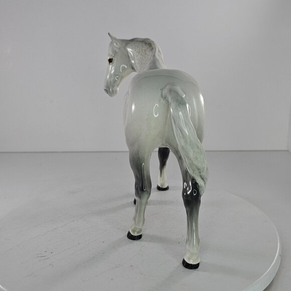 Beswick England Mare Facing Left Dapple Gray #976 *Repaired* - Picture 3 of 11